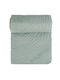 Tagesdecke Einzelbett Light Dark Mint 160x230cm