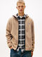Men's Fleece Cardigan Beige
