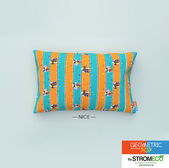 Strom Eco Μαξιλάρι Καναπέ Geometric Pop ( Nice ) Geometric Pop 50x70εκ.
