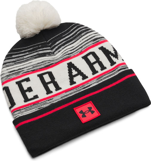 Halftime Beanie Beanie Knitted in Black color