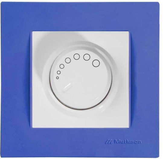 Mutlusan Rita Comutator Cu Variator Cu Rama Clasic Rotativ 600W În Culoare Albastră