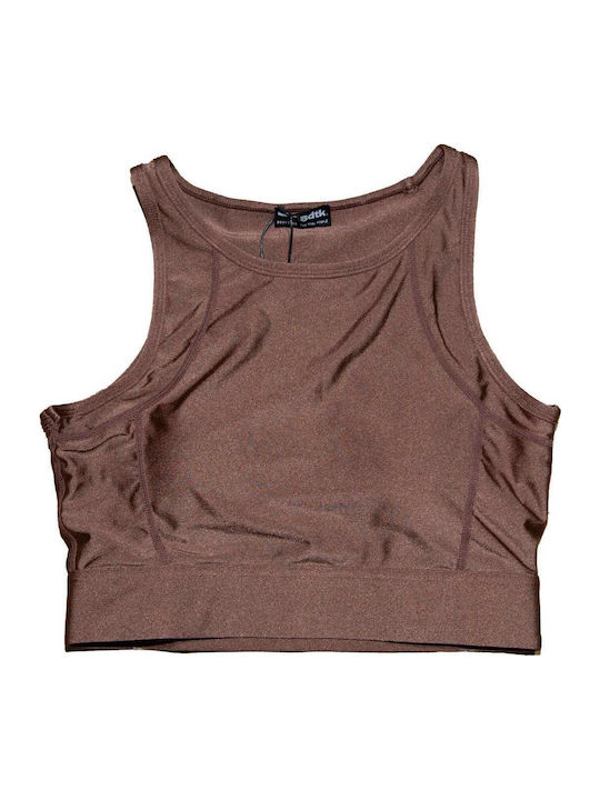 BodyTalk Women's Bra without Padding Brown