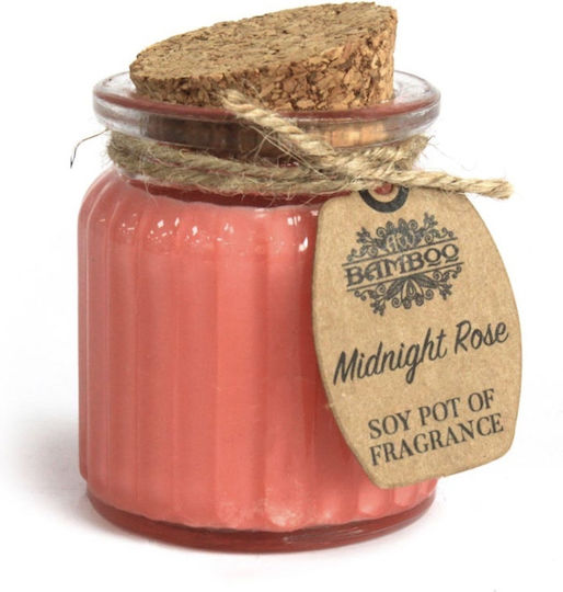 Ancient Wisdom Aromatic Soy Candle in Jar with Rose Scent 7x5.5cm