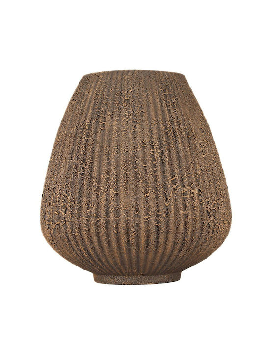 Aberto Design Decorative Vase Brown 18x18x20cm