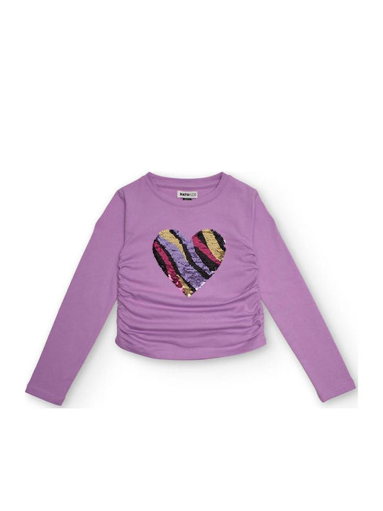 Παιδική Μπλούζα Μακρυμάνικη Lilac KG09T303L1