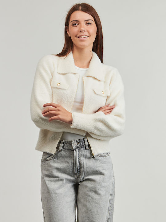 Damen Jacke in Beige Farbe