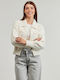 Damen Jacke in Beige Farbe