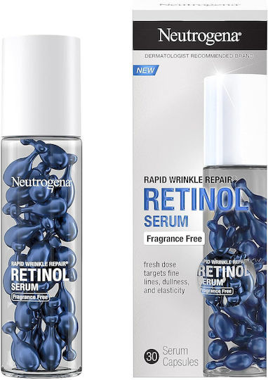 Neutrogena Rapid Wrinkle Repair Serum Anti-îmbătrânire Pentru Față cu Retinol 30 bucăți