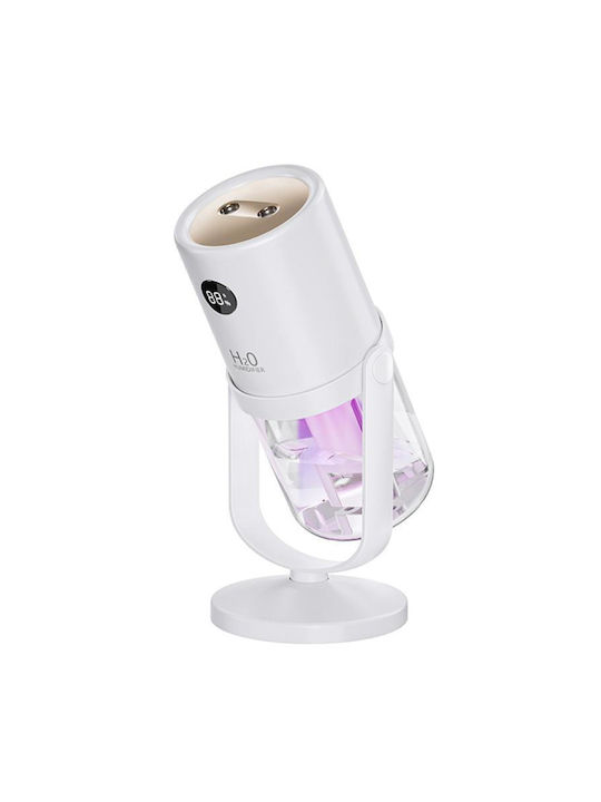LED Aromatherapie-Diffusor Luftbefeuchter mit Timer Weiß 320ml BD690N