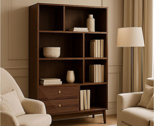 Bookcase Brown 100x35x140cm
