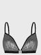 Hugo Triangle Bra Plisse Silber Εσώρουχα Weiblich Silber 50549909-040