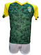 Kids Brazil National Football Team Set Vini Green-Yellow/White 270825-11