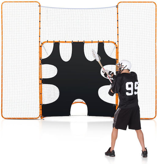 Lacrosse Goal Net Vevor 12x9 Ft 3--1 Rebounder Equipment Target Back Stop