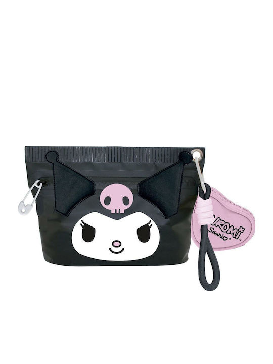 Παιδικό Νεσεσέρ Hello Kitty Μαύρο 10 % Πολυεστέρας 90 % Pvc Σύγχρονη 23 X 16 X 10 Cm
