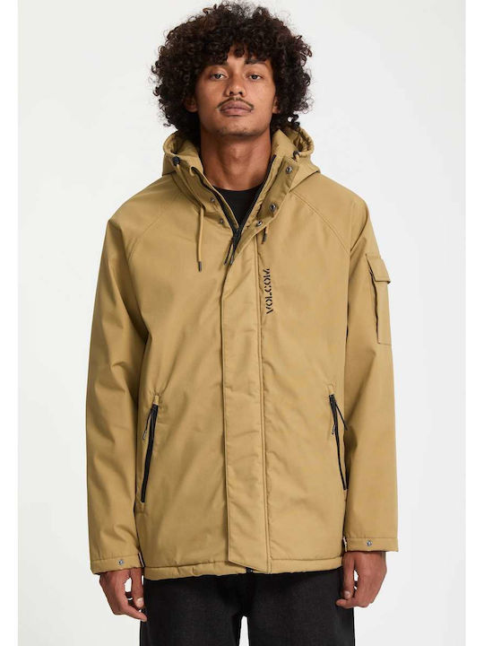 Volcom Stoke Μπουφάν Ermine Beige