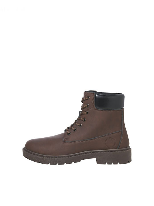 Jack & Jones Boots Brown Stone