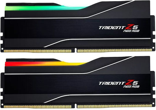 G.Skill Trident Z5 Neo RGB DDR5 128GB RAM с 2x64GB Модули за Настолен Компютър