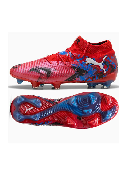 PUMA Future 8 Ultimate Playmakers Футболни Обувки с Бутони Червени