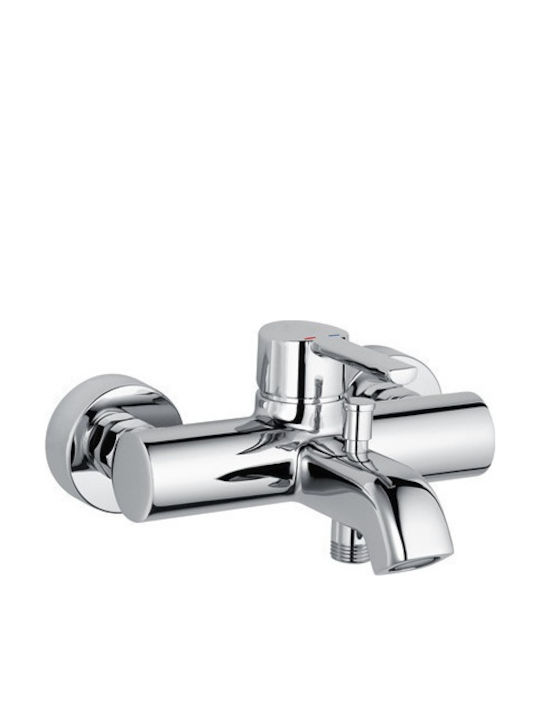 Baterie Cada și Dus Heinrich Schulte Amestecare Omega 450 Argintiu Chrome Silver