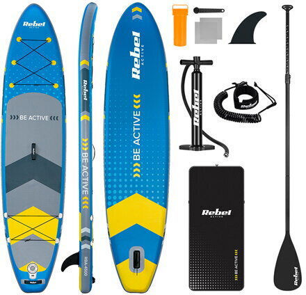 Rebel Aufblasbar SUP Board mit Länge 3.5m Blau