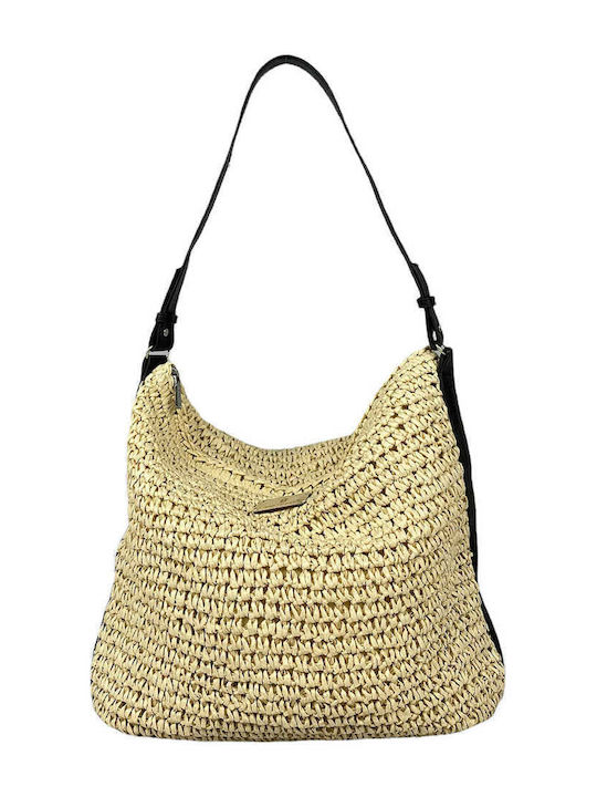 Bag to Bag Плетена Плажна Чанта Черна Bag to Bag Плетена Плажна Чанта Черна