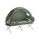 SoBuy Summer Camping Igloo Green for 1 Person 193x86x160cm