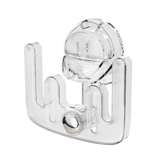 Raft De Pantofi Pentru Acasă Flippy Fără Găurire Montat Pe Perete Fixare Adezivă 11.6x11x4.8cm Transparent