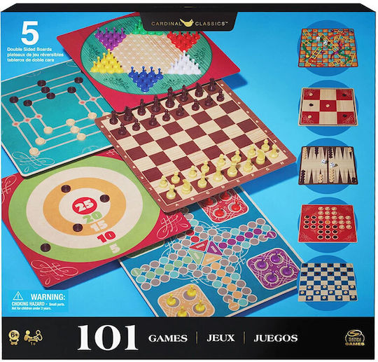 Joc de Societate 101 Board Games pentru 1+ Jucători 6+ Ani (EN) Spin Master