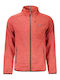 Men's Fleece Cardigan Red