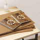 Vidaxl Decoration Plates 50 Pcs Smoked Oak 30 X 42 X 0.3 Cm