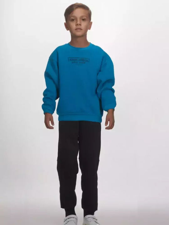 Kids Sweatpants Set Petrol Blue 2pcs
