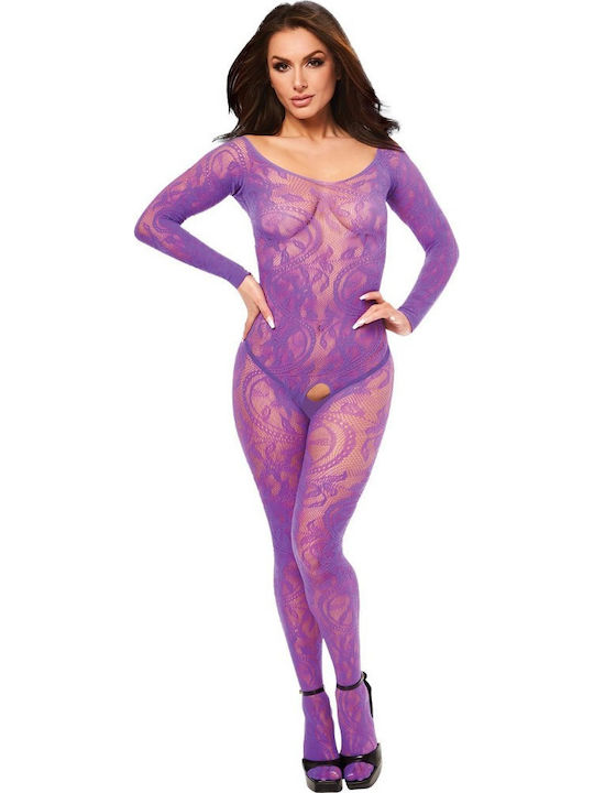 Baci Lingerie Ολόσωμο Καλσόν Μωβ