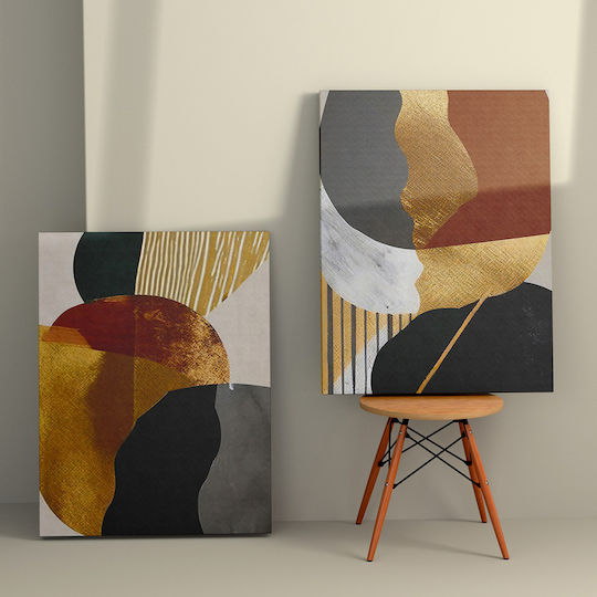HomeMarkt Series Gobi Twofold Painting on Canvas 50x70cm