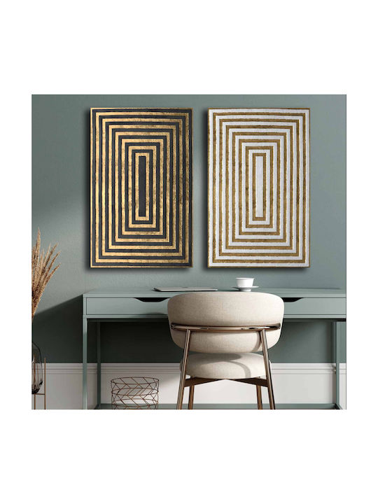HomeMarkt Series Gobi Twofold Painting on Canvas 45x70cm