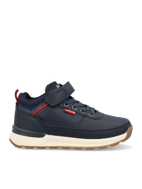 Levi's Ascot Παιδικά Μποτάκια με Σκρατς Μπλε