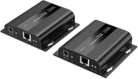 Extender Extender Over Cat.6 Twisted Pair HDMI 4K/60Hz via IP 1G Up to 120m/200m Max 253 Receivers IR Control Set
