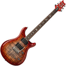 PRS Guitars Se Ce24 Chitară Electrică Roșie cu Husă SESB443S
