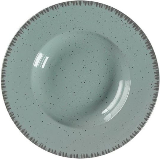 Dot Uranus Plate Pasta made of Porcelain with Diameter 27cm 6pcs