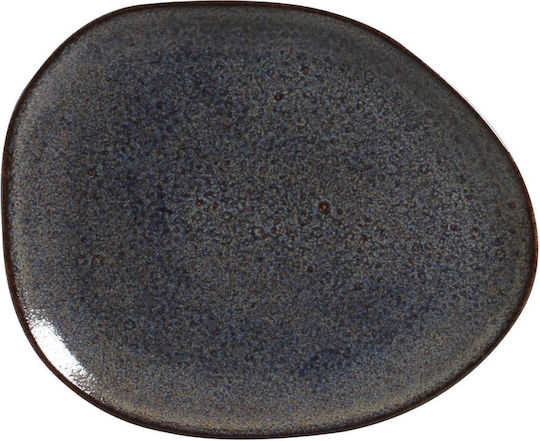 Porto Brasil Organic Titanium Plate Shallow Oval Ceramic 31x24cm 6pcs