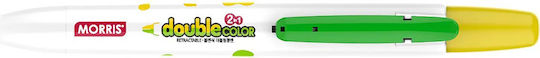 Morris Textmarker Yellow & Green #mrc-106yg