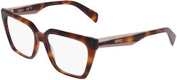 Liu Jo Plastic Eyeglass Frame Butterfly LJ2825