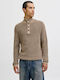 Long Sleeve Beige Sweater