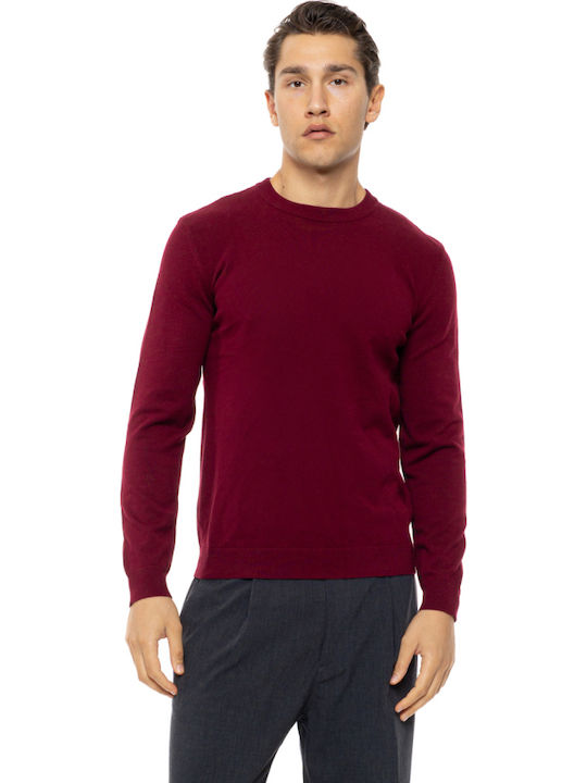 Biston Πουλόβερ Μακρυμάνικο Wine Red