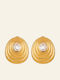 Enotia Earrings made of Steel Gold Plated with Stones