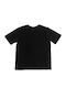 T-shirt Μαύρο