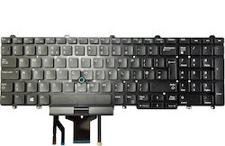 Πληκτρολόγιο Keyboard Dell Latitude E5550 E5570 E5580 P37f P48f P60f Πληκτρολόγιο Keyboard Dell Latitude E5550 E5570 E5580 P37f P48f P60f