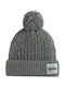 Kinder Mütze Gestrickt Gray