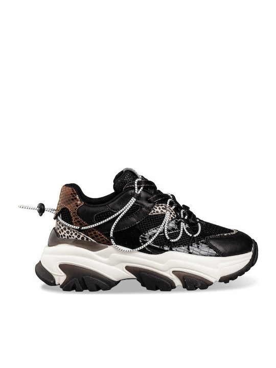 Name Loading Chunky Sneakers Black