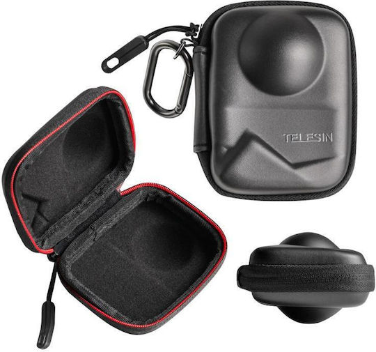 Θήκη Μεταφοράς Telesin Pu Πλήρους Κάλυψης Κάμερα Dji Osmo 360 Προστατευτικό Κλιπ Καραμπίνερ