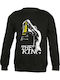 Kinder-Sweatshirt Black Messi The King